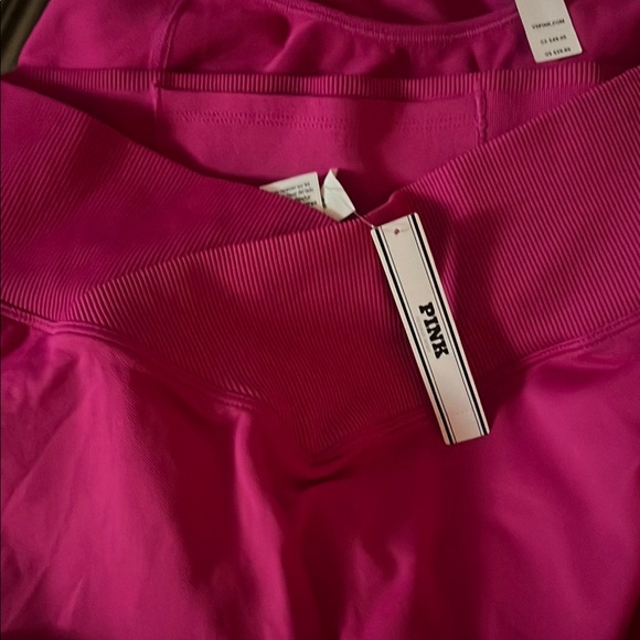 Vibrant Pink Long-Sleeve Top and Matching Leggings - Picture 2 of 6